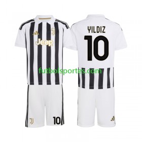 Camiseta Juventus Kenan Yildiz 10 Niño Primera Equipación 2026/2027